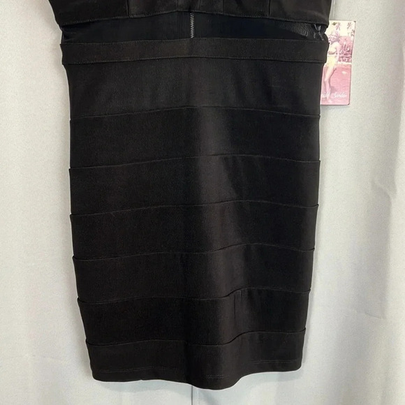 New Emerald Sundae Black Bodycon Mesh Dress Size XXL - Picture 5 of 7